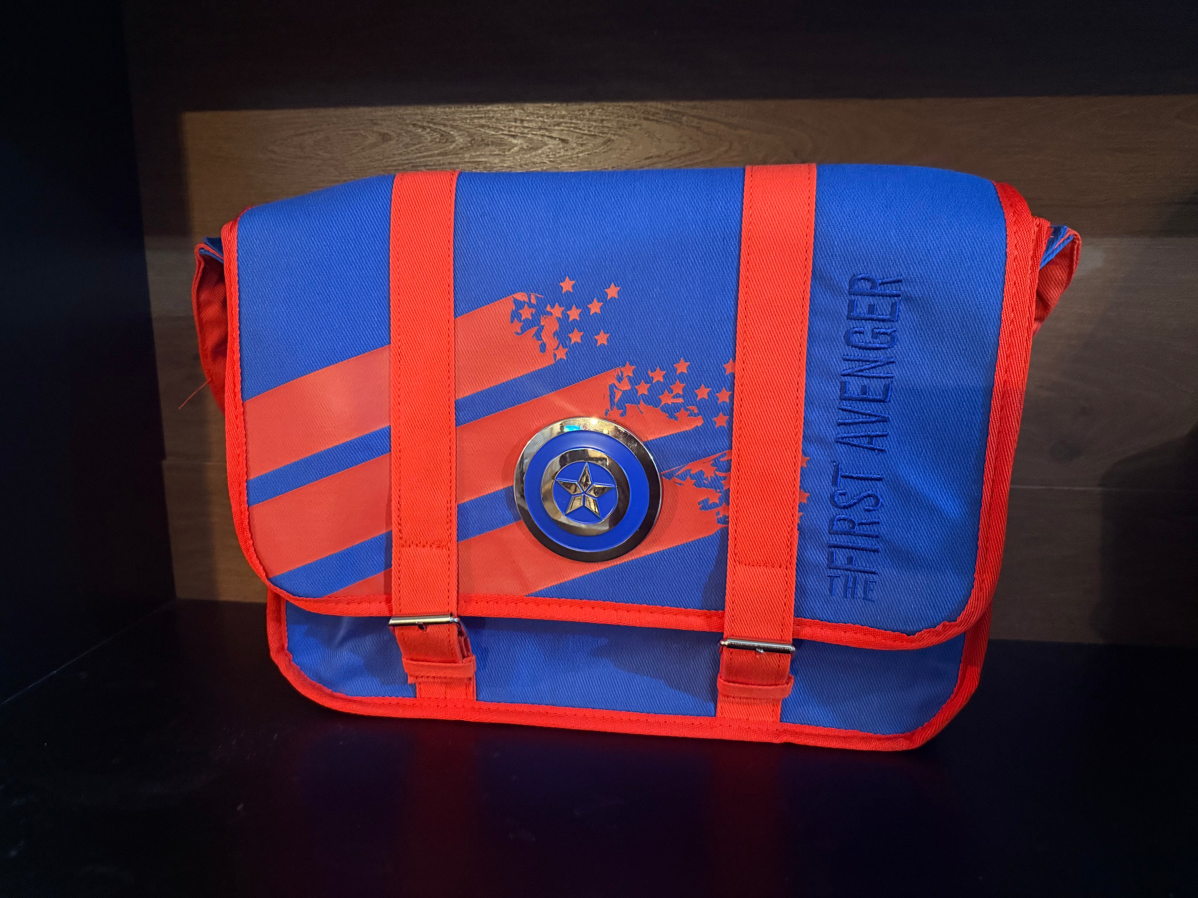 Marvel First Avenger Messenger Bag with Adjustable Shoulder Strap